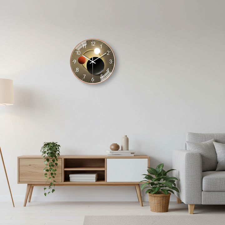 Modern Wall Clock Decorative Design Home Accent Piece