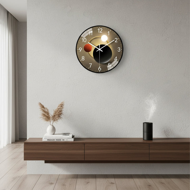 Modern Wall Clock Decorative Design Home Accent Piece