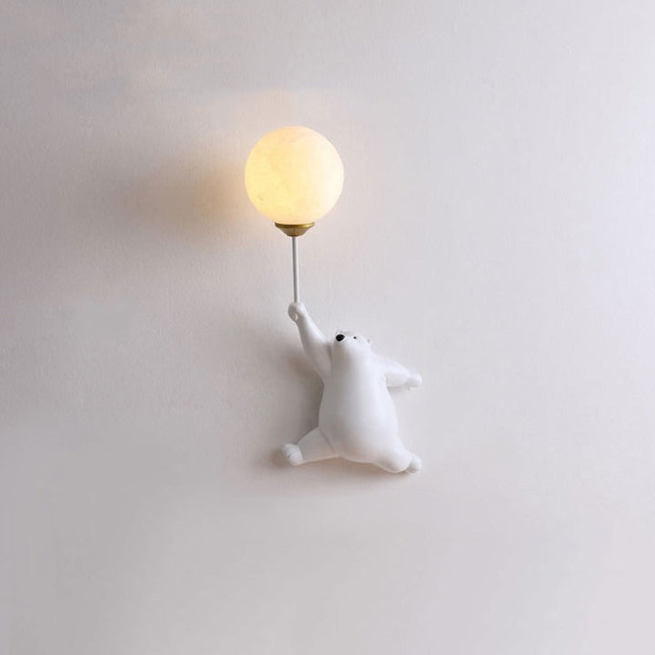 Modern Wall Lamp Cute Bear Design Home Decor Accent