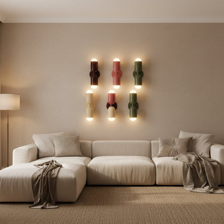 Modern Wall Lamp Indoor Lighting Dual Bulb Design