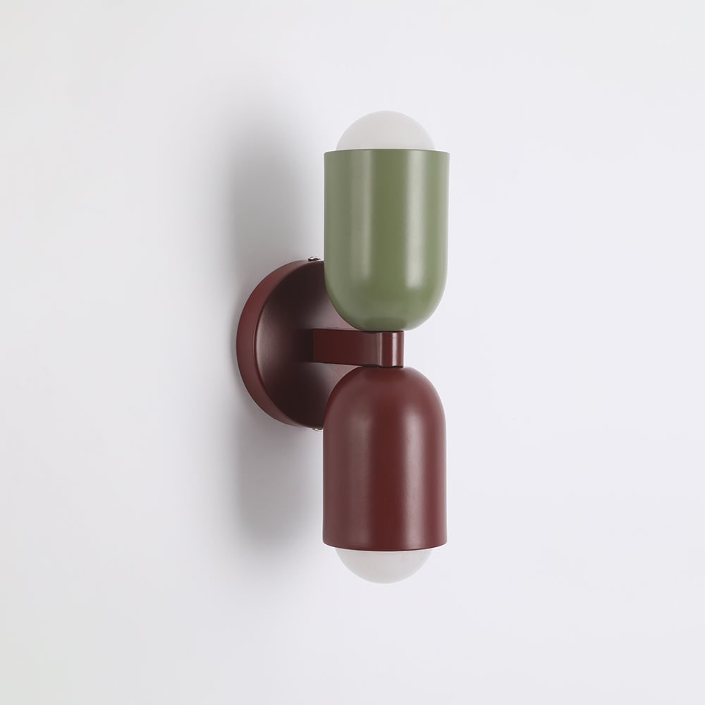 Modern Wall Lamp Indoor Lighting Dual Bulb Design
