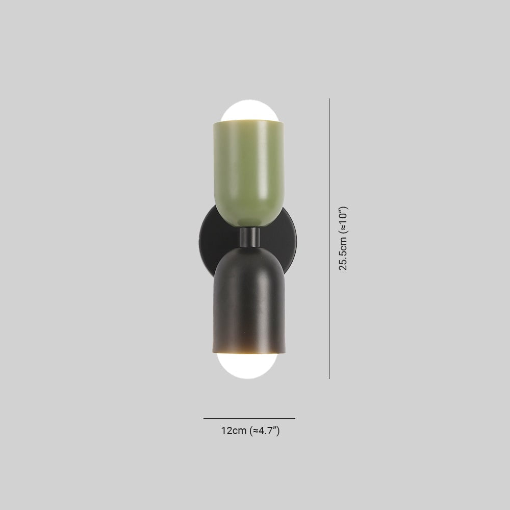 Modern Wall Lamp Indoor Lighting Dual Bulb Design
