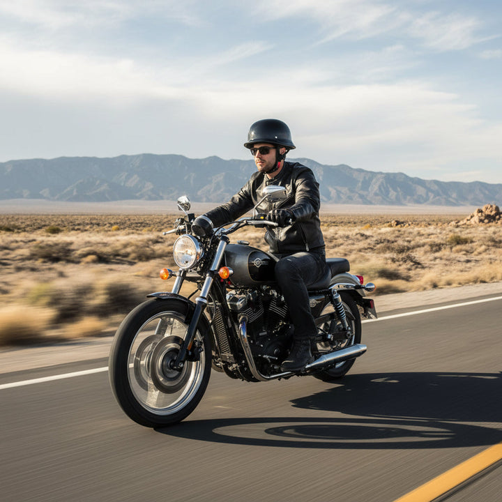 Motorcycle Helmet Safety Dot Approved Half Face Design