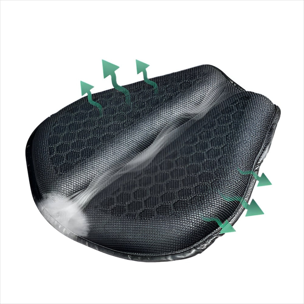 Motorcycle Seat Cushion Honeycomb Design Breathable Comfort