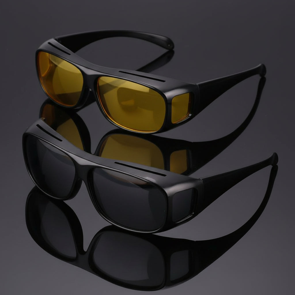 Night Driving Glasses Anti-Glare Vision UV Protection Lens