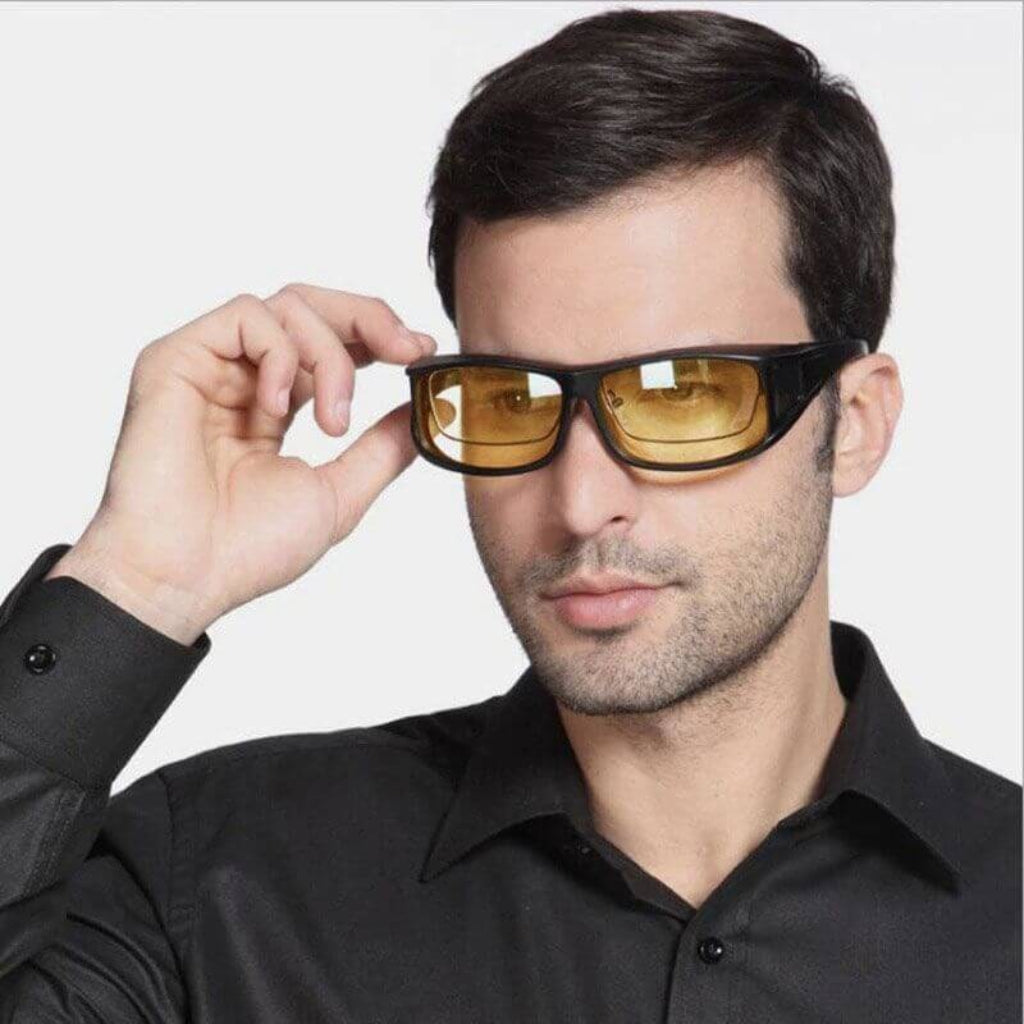 Night Driving Glasses Anti-Glare Vision UV Protection Lens