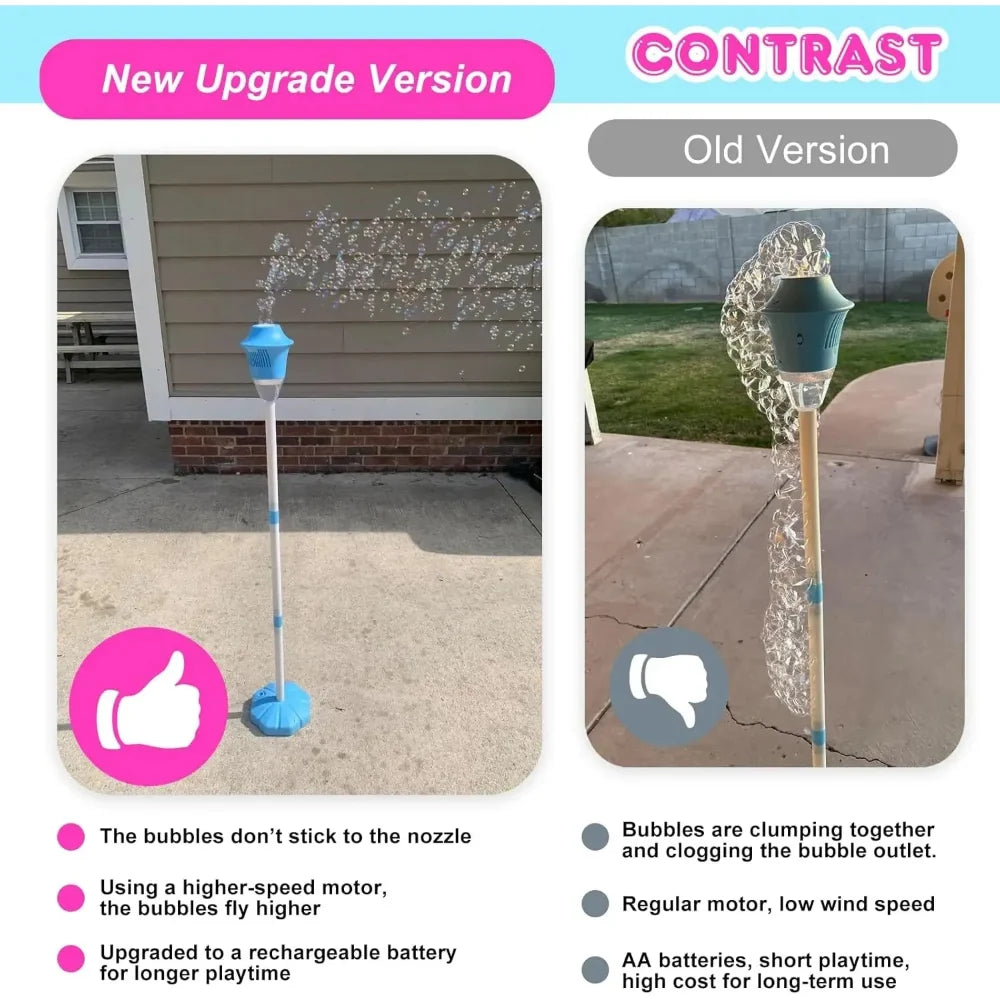 Outdoor Automatic Bubble Maker Lithium Battery Operated