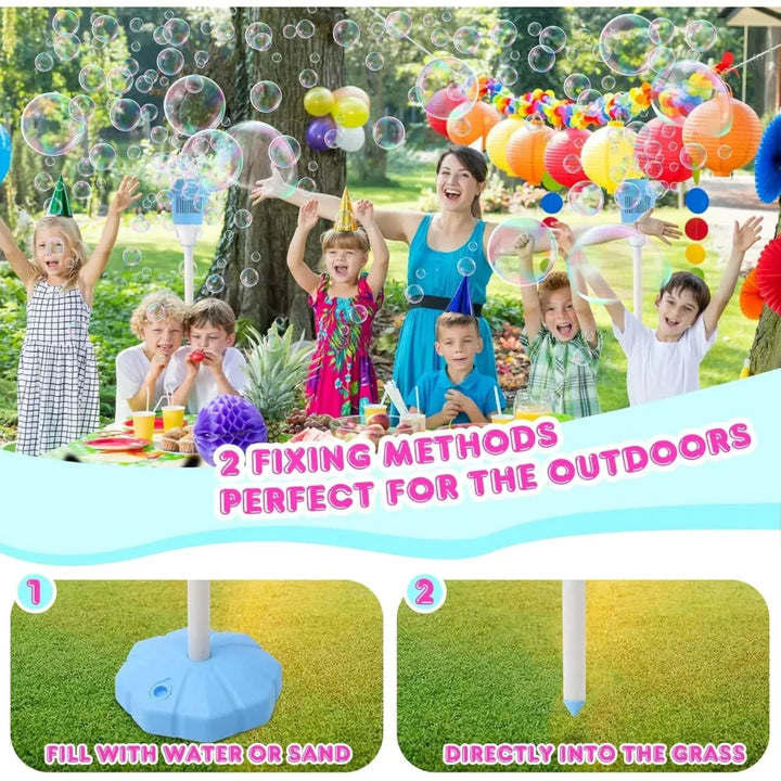 Outdoor Automatic Bubble Maker Lithium Battery Operated