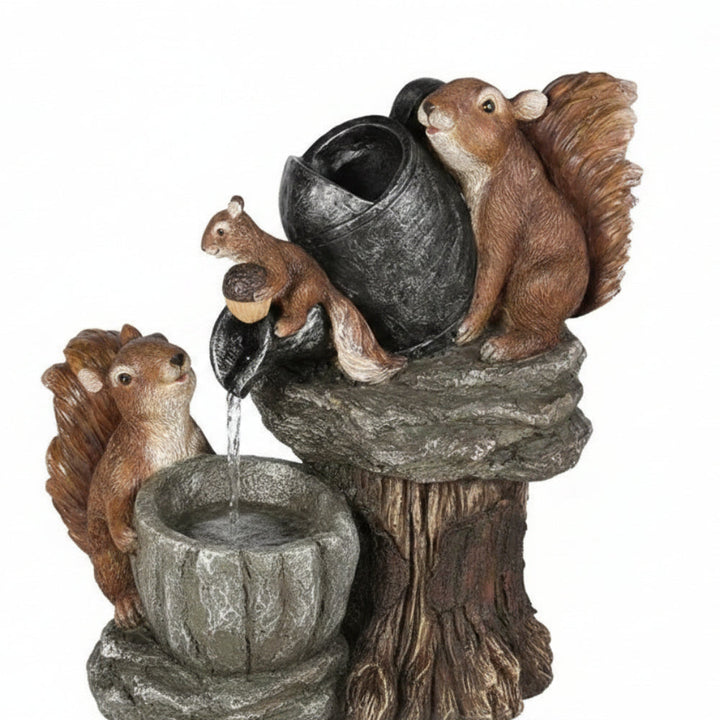 Outdoor Fountain Solar Garden Birdbath
