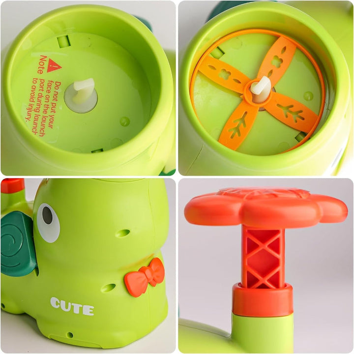 Outdoor Play Equipment Flying Disc Launcher Fun Activity