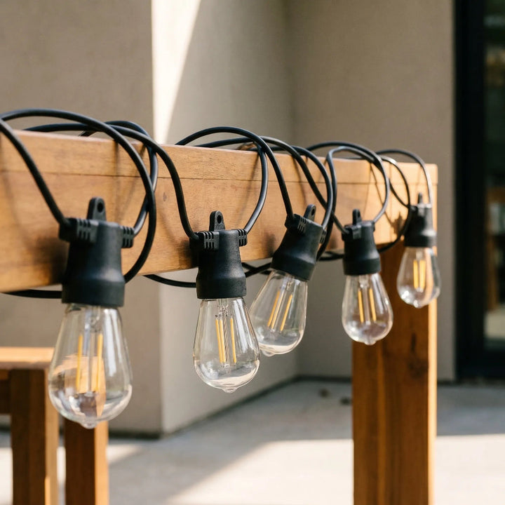 Outdoor String Lights Solar Powered Decorative Lighting