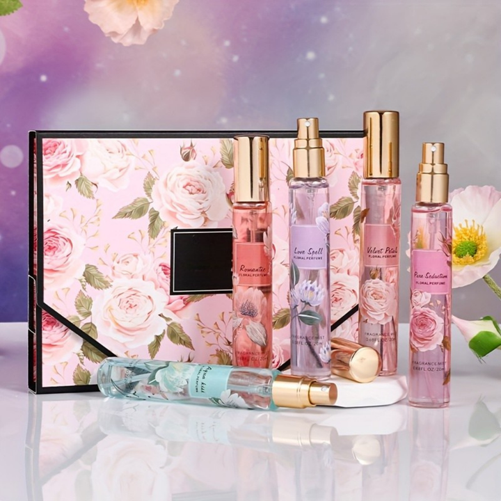 Perfume Mothers Day Gift Floral Fragrance Travel Size Spray Set