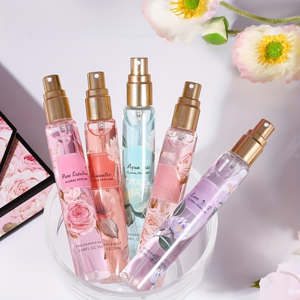 Perfume Mothers Day Gift Floral Fragrance Travel Size Spray Set