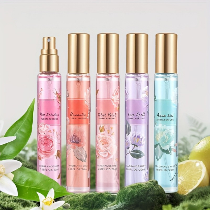 Perfume Mothers Day Gift Floral Fragrance Travel Size Spray Set