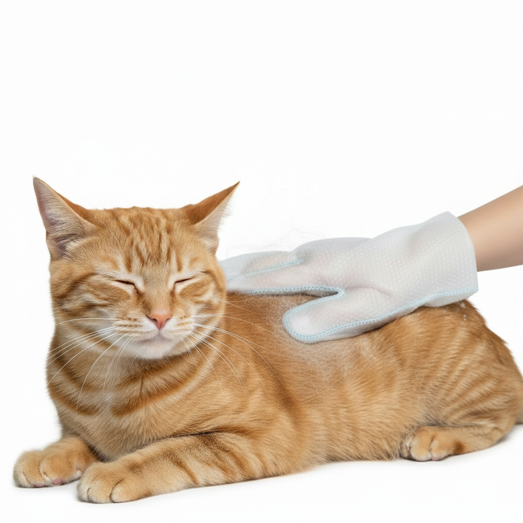 Pet Cleaning Gloves Disposable Pet Grooming Wipes Cats Dogs