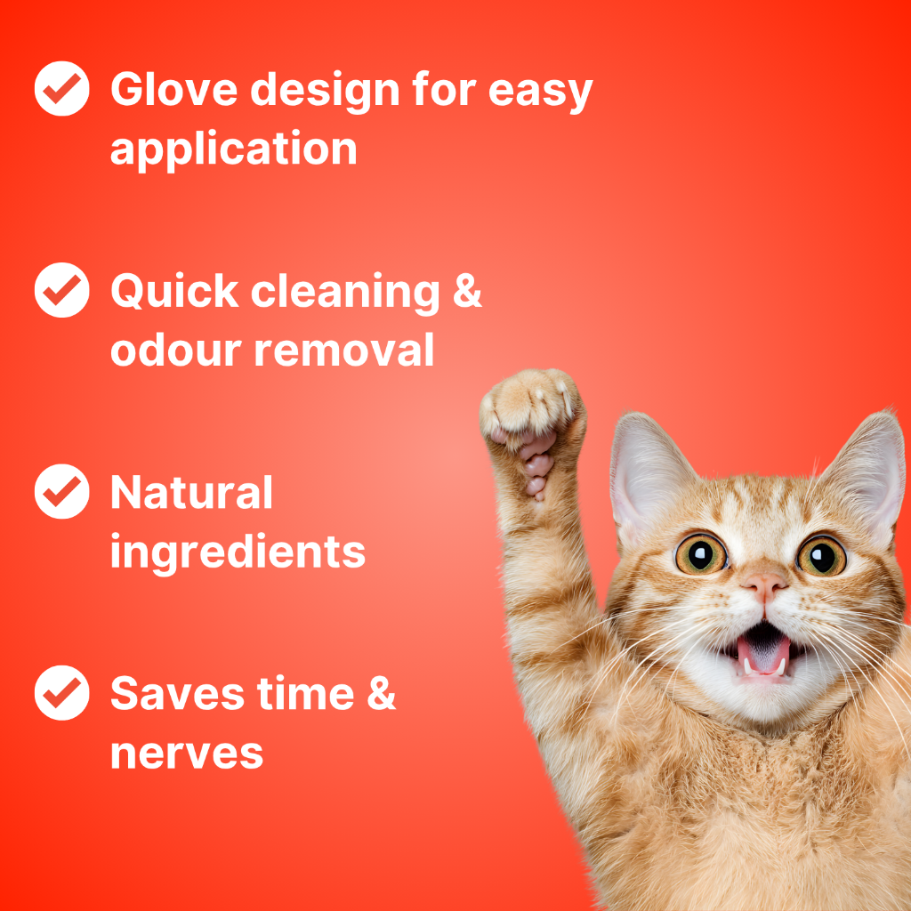 Pet Cleaning Gloves Disposable Pet Grooming Wipes Cats Dogs