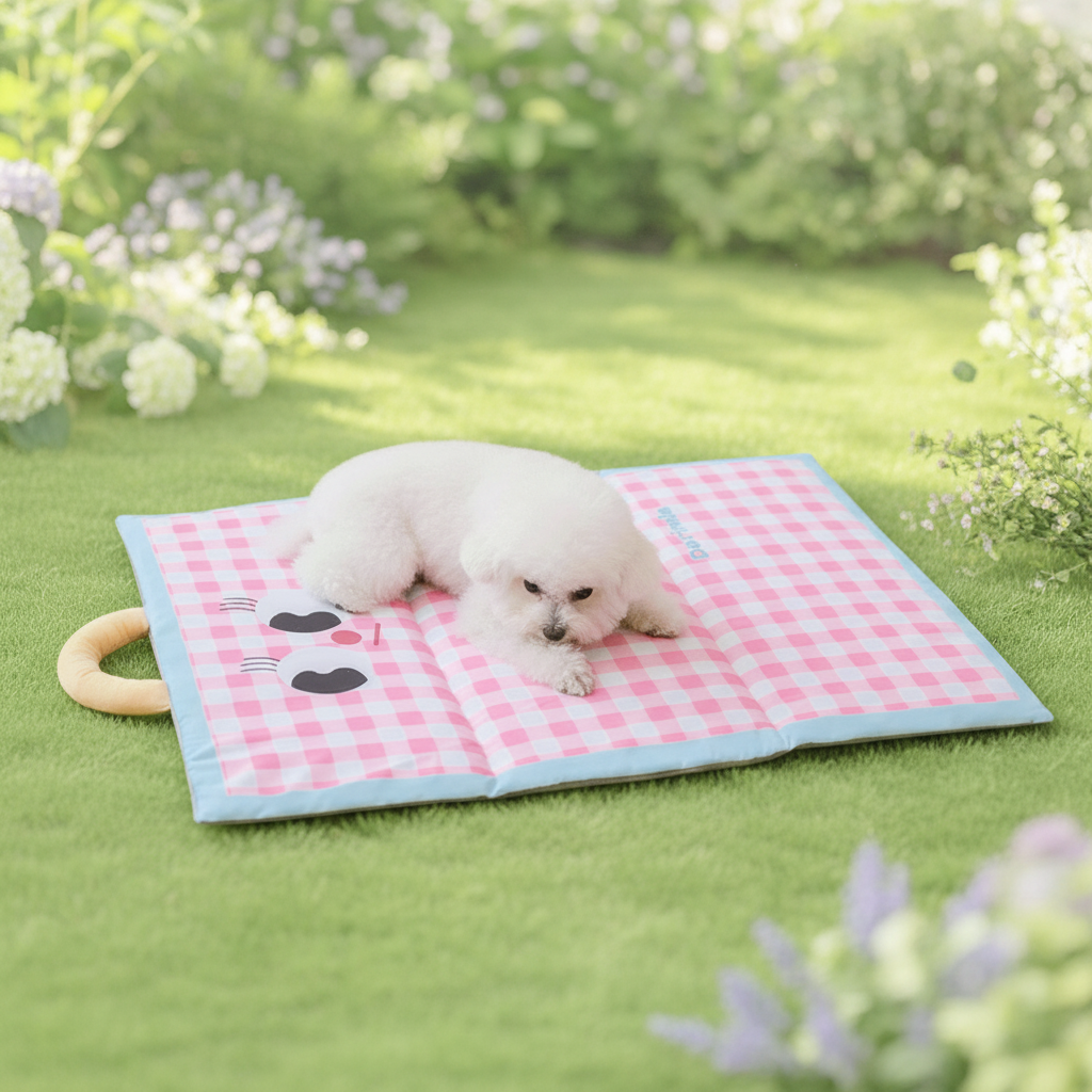 Pet Cooling Mat Dog Cat Breathable Foldable Portable