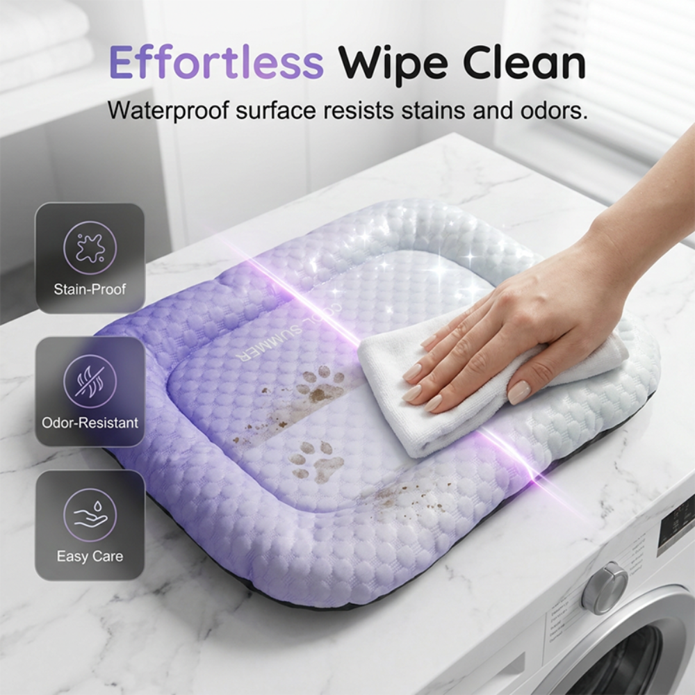 Pet Cooling Mat Self-Cooling Waterproof Breathable Design