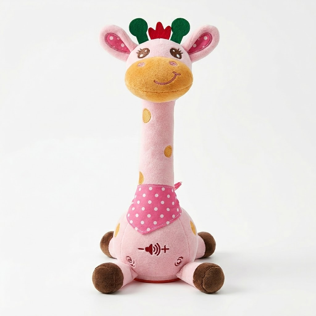 Plush Toy Interactive Singing Giraffe Kids Musical Companion