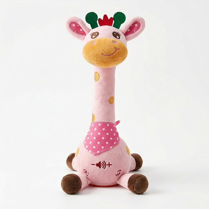 Plush Toy Interactive Singing Giraffe Kids Musical Companion