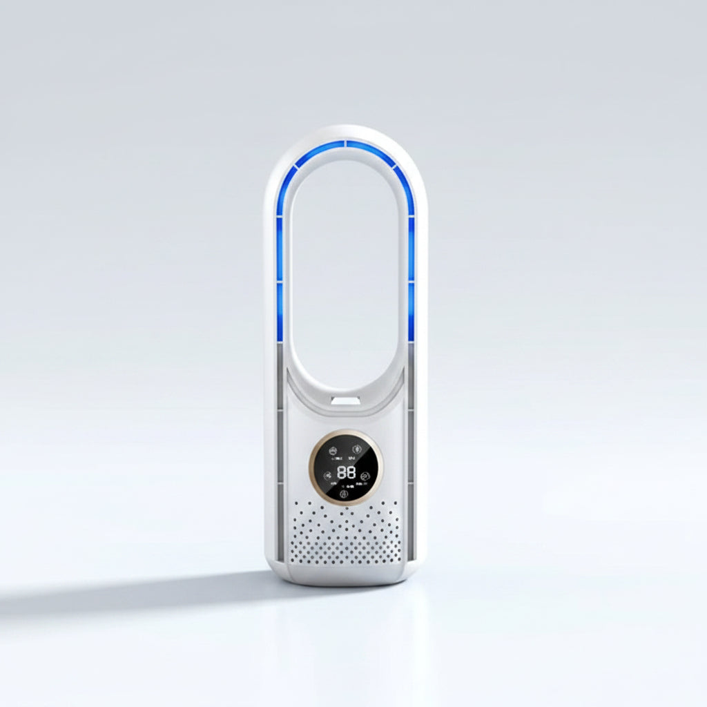 Portable Air Conditioner Evaporative Cooling Bladeless Fan