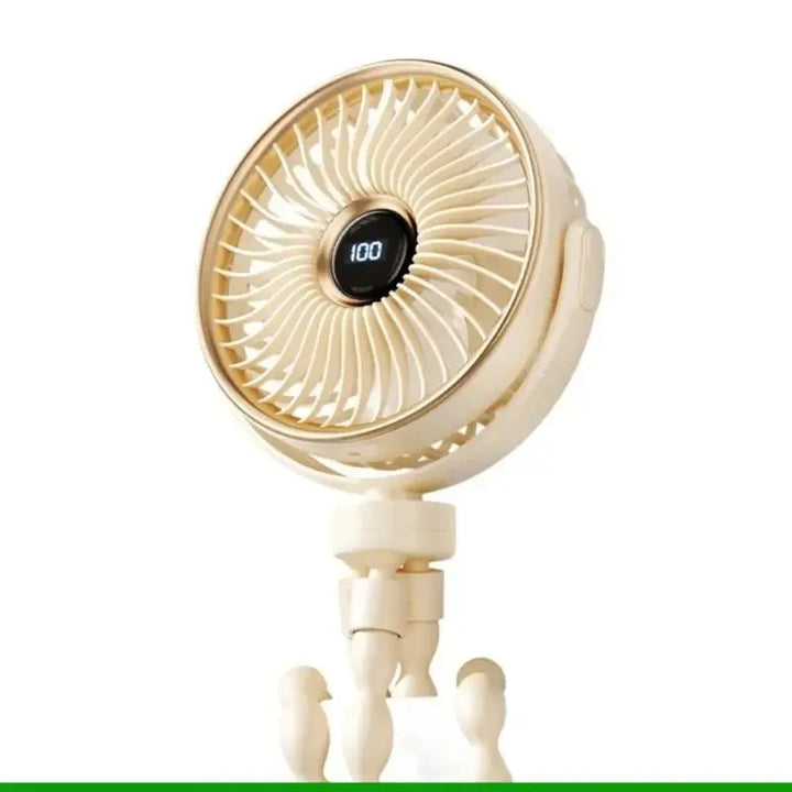 Portable Battery Operated Clip-On Fan Adjustable Foldable