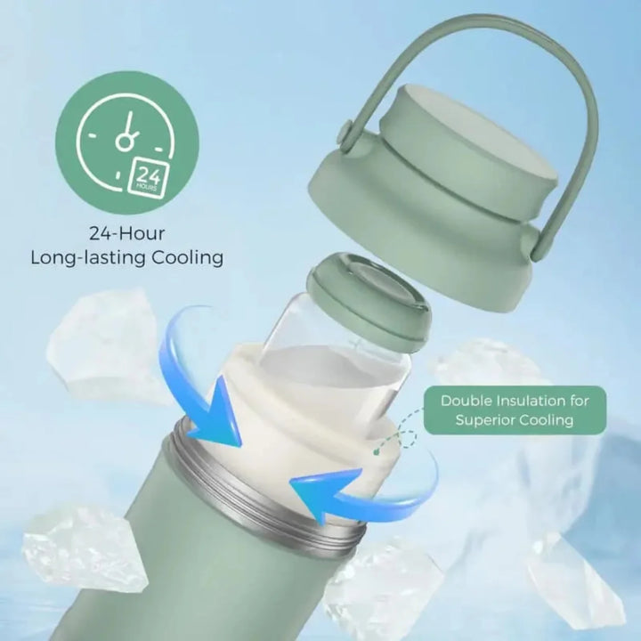 Portable Breast Milk Cooler Insulated Container