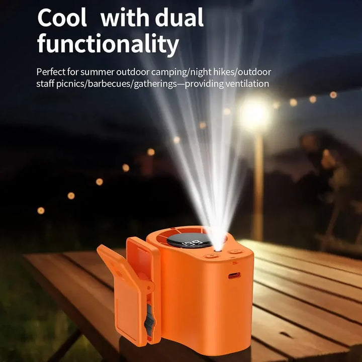 Portable Desk Fan Clip-On Outdoor Usb Rechargeable Fan