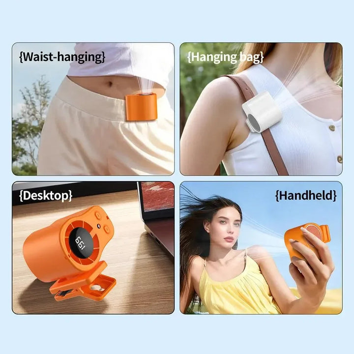 Portable Desk Fan Clip-On Outdoor Usb Rechargeable Fan