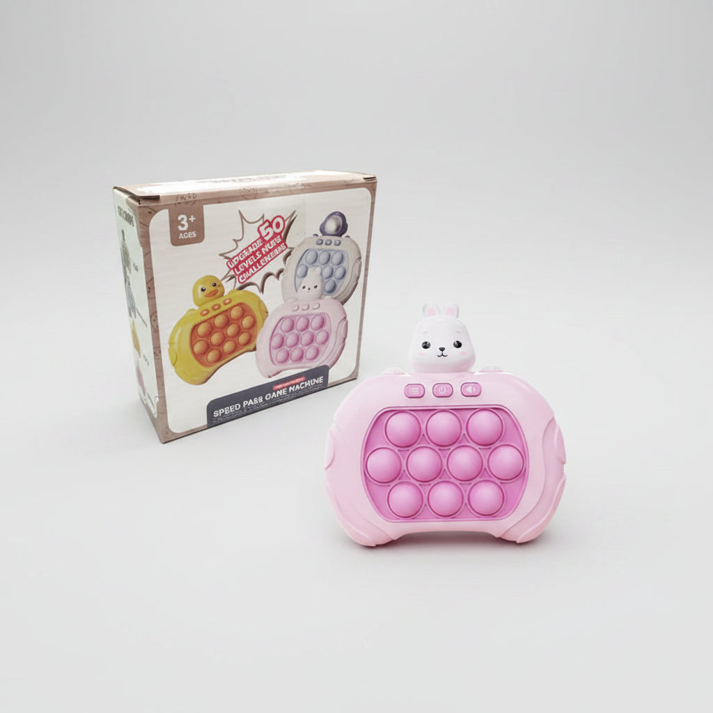 Portable Game Console Pop It Reflex Game Fun Push Bubble Toy
