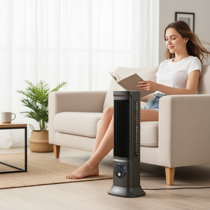 Portable Tower Cooling Fan Oscillating LED Display