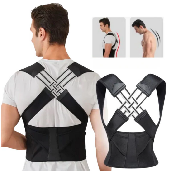 Posture Corrector Adjustable Back Support Elastic Shoulder Brace