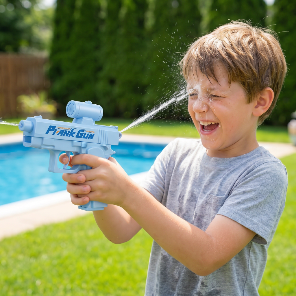 Prank Water Gun Kids Toy Double Sided Shooter