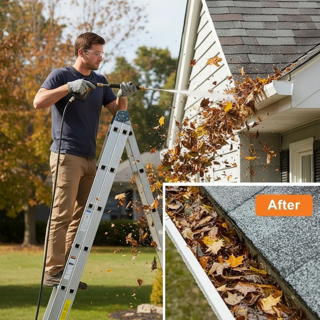 Pressure Washer Extension Wand Telescoping Long Reach
