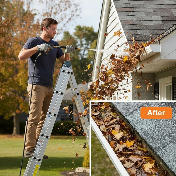 Pressure Washer Extension Wand Telescoping Long Reach