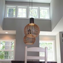 Handcrafted Wooden Pendant Light | Natural Scandinavian Design