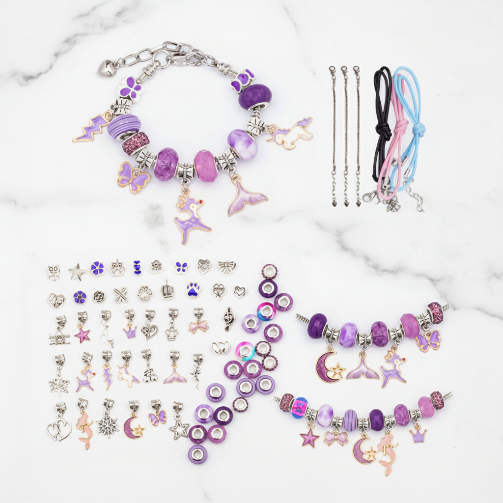 Mothers Day Bracelet Maker Set DIY Jewellery Kit Kids Gift