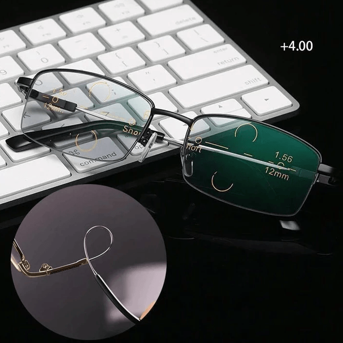 Reading Glasses Progressive Blue Light Photochromic Eyewear
