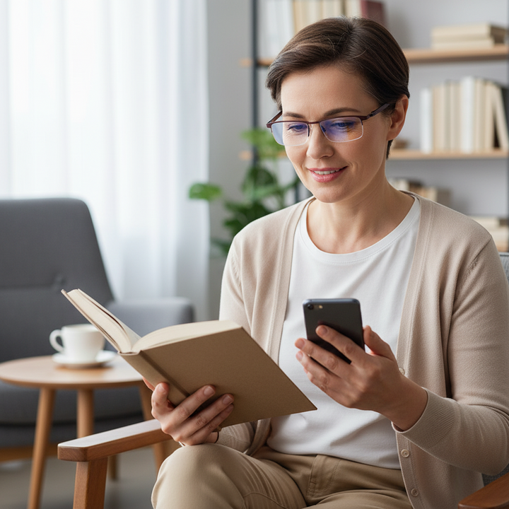 Reading Glasses Progressive Glasses UV Protection Multifocal