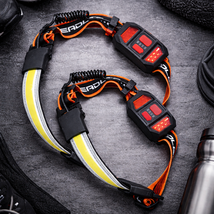 Rechargeable Headlamp Set LED Outdoor Use