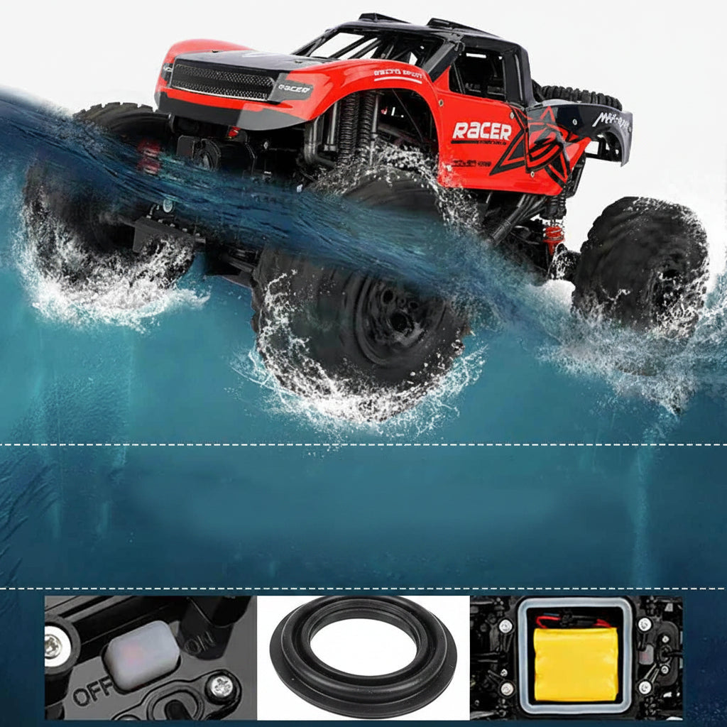 Remote Control Monster Truck Amphibious All Terrain Adventure