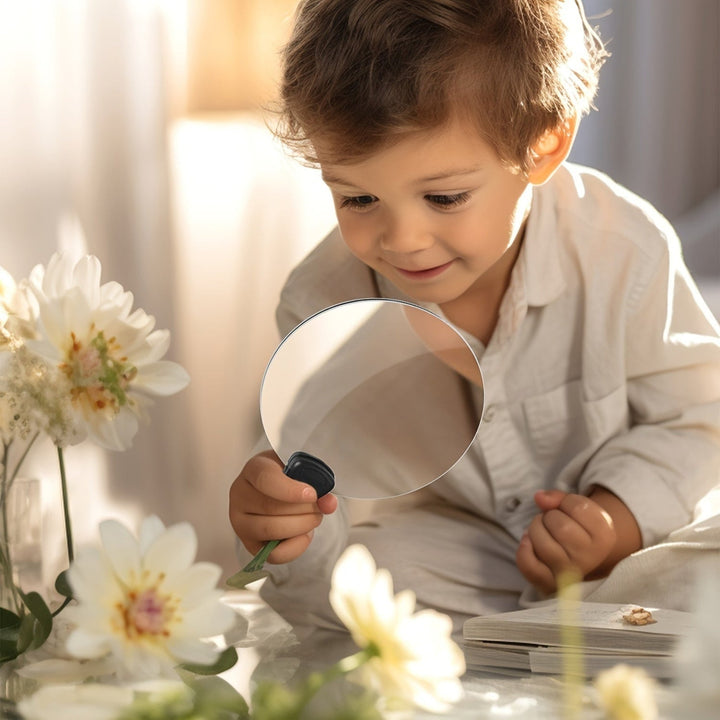 Round Adjustable Magnifying Lens Reading Magnification