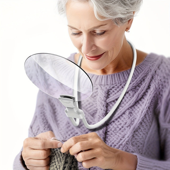 Round Adjustable Magnifying Lens Reading Magnification