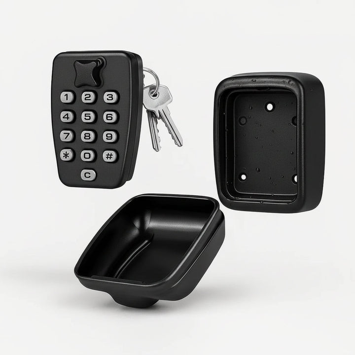 Key Lock Box Wall Mounted Outdoor Waterproof Combination Safe