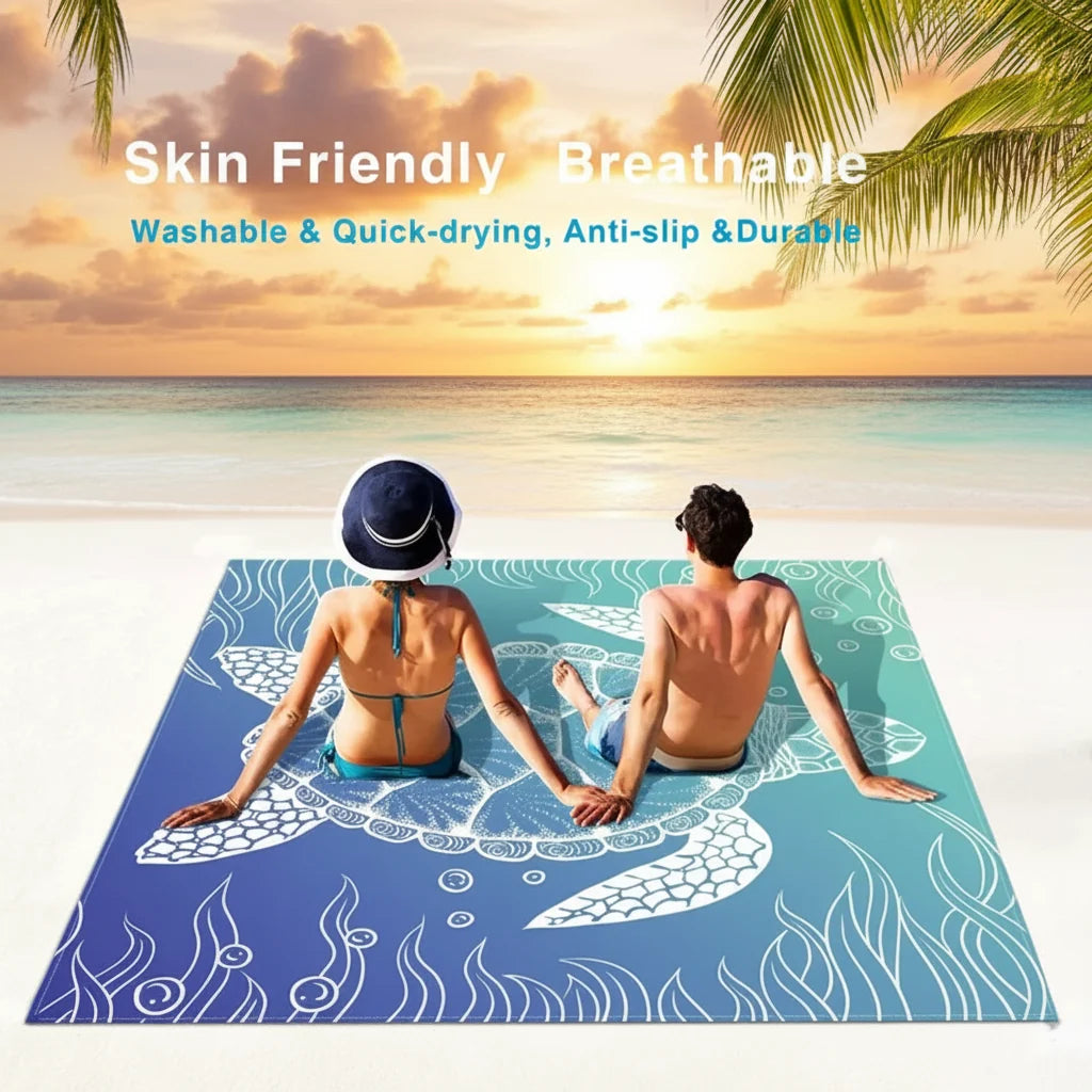 Sandproof Beach Blanket Outdoor Travel Picnics