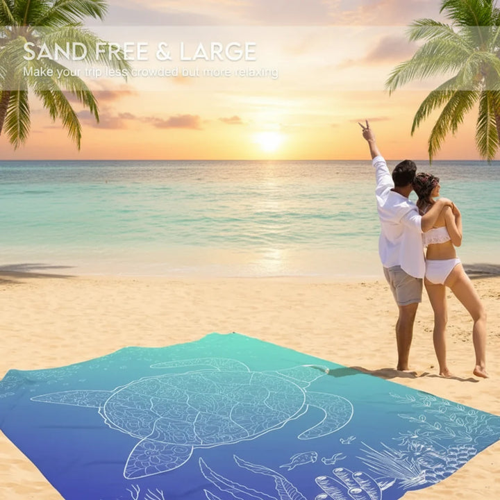 Sandproof Beach Blanket Outdoor Travel Picnics