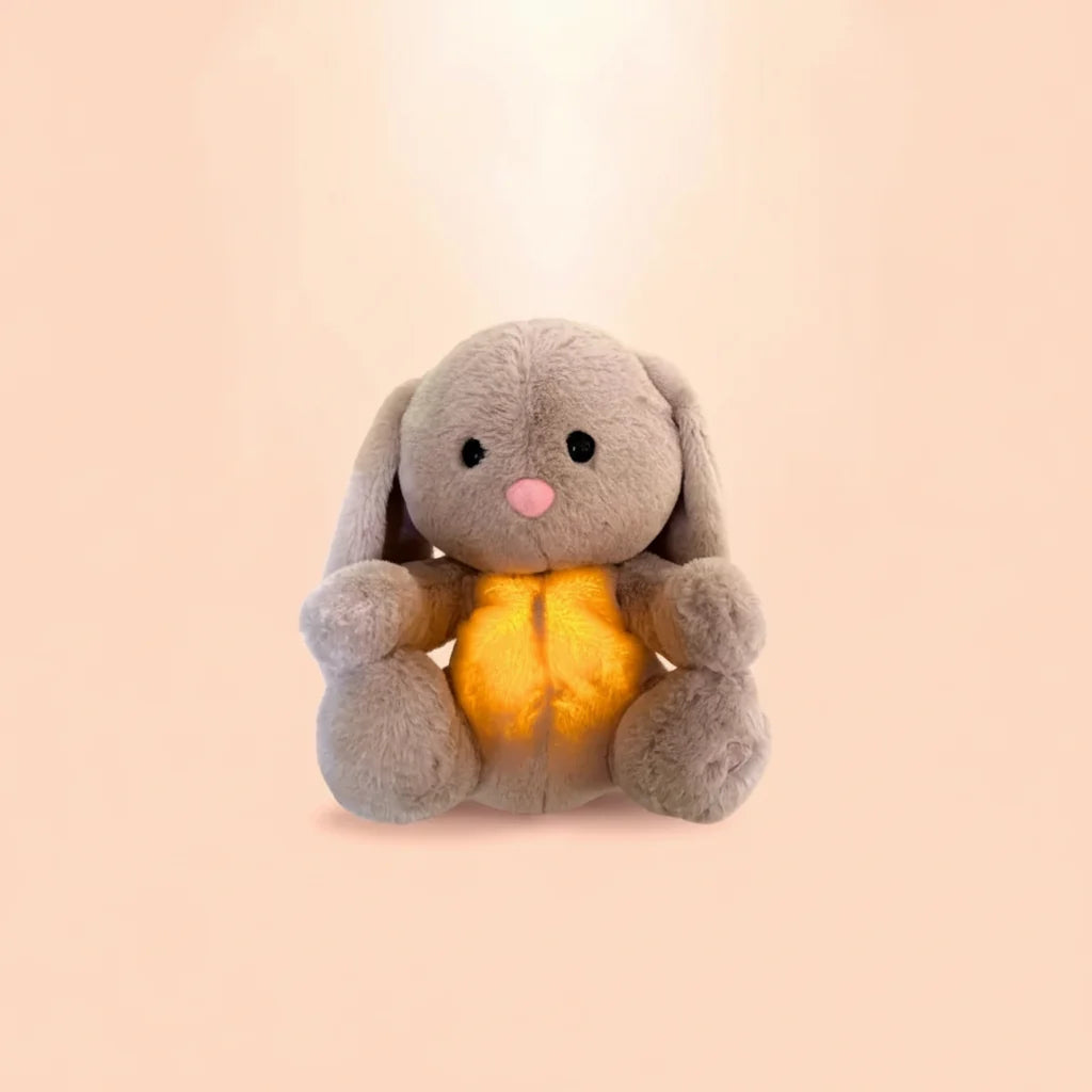 Breathing Stuffed Animal Relaxation Kids Adults Plush Bunny