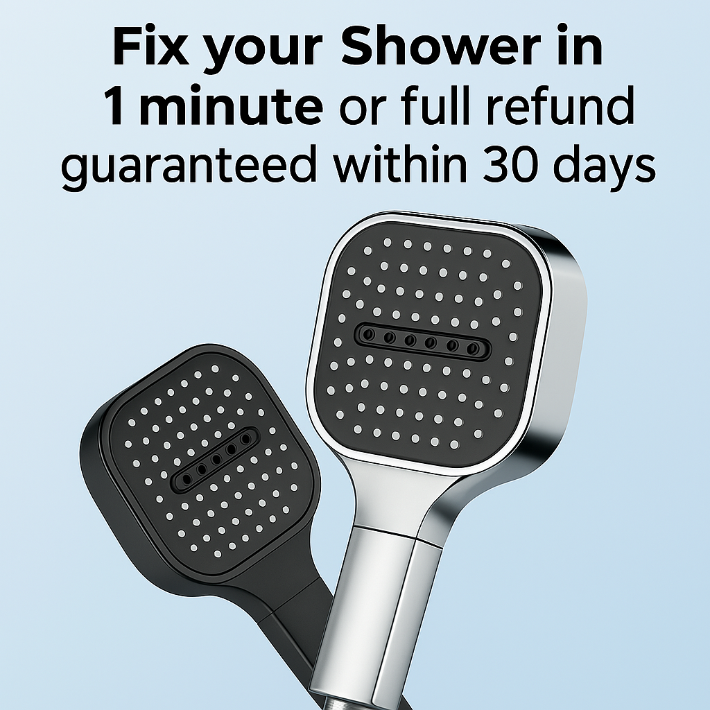 Shower Head High Pressure Filtered Handheld Multi Spray