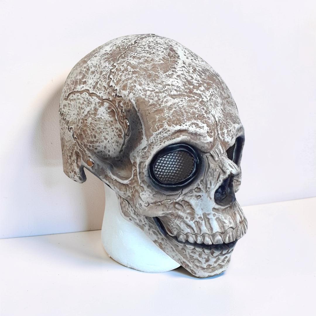Halloween Costume Mask Skull Moving Jaw Cosplay Accessory