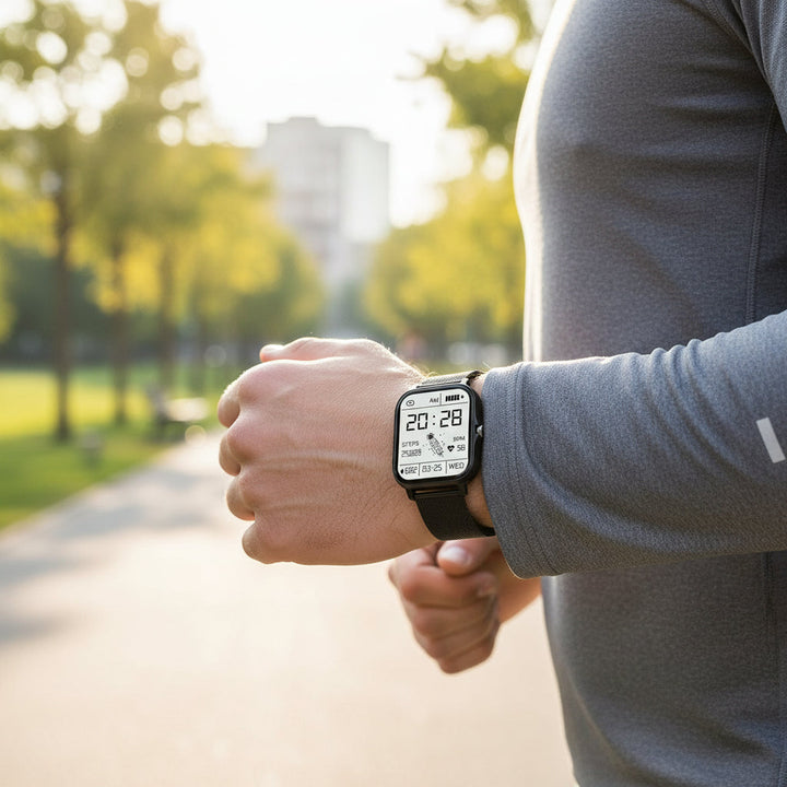 Smart Watch Fitness Activity Tracking Square